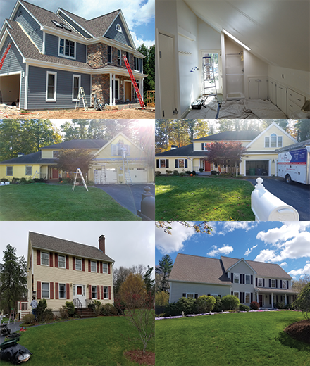  exterior and interior residential house painters painting in MA & NH